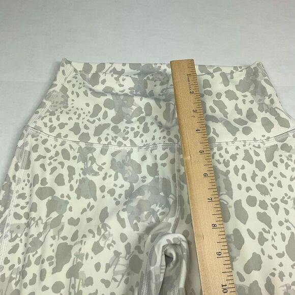 Lululemon Womens Wunder Under Cropped Leggings Printed High Rise Pull On Size 6 - Picture 4 of 12